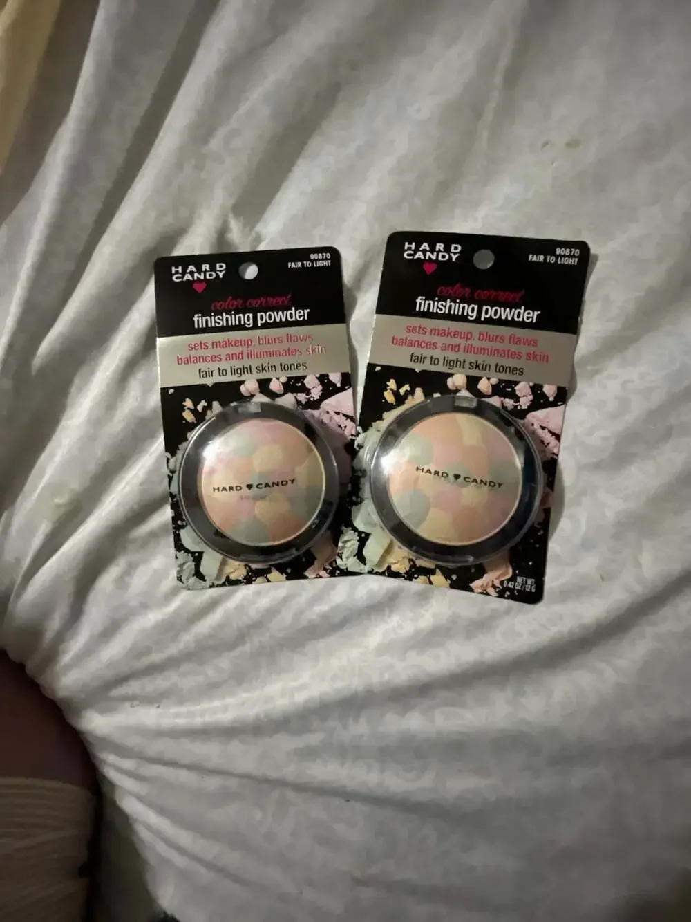 2 Hard Candy Color Correct Finishing Powder, Fair to Light